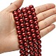 Eco-Friendly Dyed Glass Pearl Round Bead Strands X-HY-A002-10mm-RB038-4