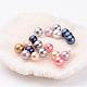 Perline colorate di perle di conchiglia X-BSHE-S605-8mm-M-1