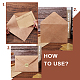 Craspire классические конверты из крафт-бумаги с наклейками DIY-CP0004-86A-3