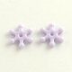 Opaque Snowflake Acrylic Beads X-SACR-Q106-18-2
