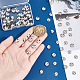 Unicraftale 200 Stück 201 Perlenkegel aus Edelstahl STAS-UN0051-77-4