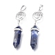 Natural Sodalite Pointed Big Pendants G-D0021-01P-12-3