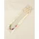Fashion Imitation Acrylic Pearl Stretchy Necklaces for Kids NJEW-JN00425-01-2