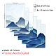 Superdant Berg-Leinwanddrucke AJEW-WH0173-128-2