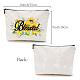 CREATCABIN Blessed Canvas Makeup Bags Sunflower Cosmetic Bag Multi-Purpose Pen Case with Zipper Travel Toiletry Bag for Keys Lipstick Card Women Pencil Case Gift DIY Craft Thanksgiving 10 x 7Inch ABAG-WH0029-051-2
