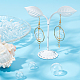 Pandahall elite 48pcs 8 perles de globe en verre soufflé à la main de style FIND-PH0004-61-3