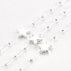 Chapelets guirlande de garniture perles en ABS plastique imitation perle AJEW-S071-04B-1