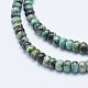 Natural African Turquoise(Jasper) Beads Strands G-E444-49-6mm-3