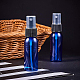 BENECREAT 24 Pack 30ml Blue Fine Mist Atomiser Spray Bottles Empty Plastic Travel Bottle Set for Toiletries Cosmetic Essential Oils MRMJ-BC0001-38-7