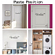 PVC Quotes Wall Sticker DIY-WH0200-100-3