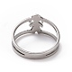 201 Stainless Steel Girl Shape Finger Ring RJEW-J051-20P-3