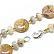 Natural Crazy Agate Beaded Necklaces NJEW-S393-26-2