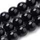 Brins de perles d'onyx noir naturel G-S259-19-12mm-1