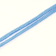 ナイロン糸  ラウンド  中国語結びコード  ビーズストリング  ブレスレット作りに  スチールブルー  1.5mm  約140ヤード/ロール NWIR-G002-23-2