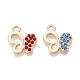 Cremagliera pendenti della lega di placcatura&nbsp;FIND-N005-23G-2
