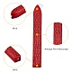 CRASPIRE 20 Pieces Vintage Sealing Wax Sticks with Wicks Antique Manuscript Sealing Wax for Wax Seal Stamp Envelope Cards Invitation Gift Package Decoration (Wine Red) DIY-WH0003-C18-3
