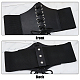 Imitation Leather Wide Elastic Chain Belt AJEW-WH0314-148A-4