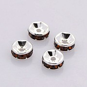 Латунь марки А горный хрусталь Spacer бисер RB-A014-Z6mm-15S