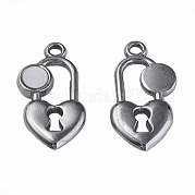 304 Stainless Steel Charms STAS-N087-53-05P