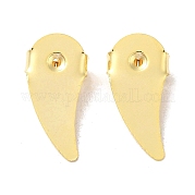 Фурнитура для сережек-гвоздиков из латуни FIND-Z039-01A-G