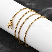 201 витая цепочка из нержавеющей стали NJEW-R023-09G