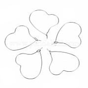 Фурнитура для сережек-колец из нержавеющей стали 304 STAS-S117-010C-01