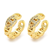 Серьги-манжеты из циркония EJEW-C104-084G