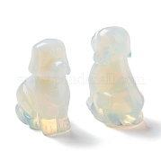 Резные фигурки собак из опалита DJEW-F025-01F