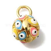 Латунь эмаль подвески KK-K389-047G