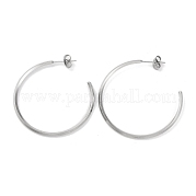 Серьги-гвоздики из нержавеющей стали 304 EJEW-K295-01A-P