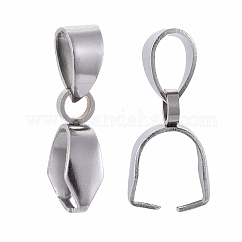 Anlaufgeschützte Eispickel-Klemmbügel aus Edelstahl 304, Edelstahl Farbe, Prise Kaution: 12x9x4 mm, Bohrung: 3 mm, Stift: 0.4x0.8 mm