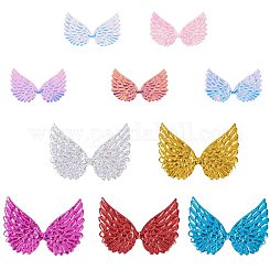 Wholesale GORGECRAFT 40Pcs 5 Colors Glitter Angel Wings Fabric Embossed  Iridescent Mini Wings Patches Sequined Applique for DIY Craft Bag Hair  Decoration Shirts Jeans Sewing Clothing Ornament Supplies 