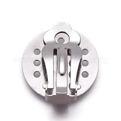 Anlaufgeschützte Ohrclips aus Edelstahl&nbsp;LS-STAS-L207-18P