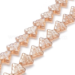 Chapelets de perles en verre électroplaqué&nbsp;EGLA-C002-M