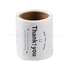 Selbstklebende Geschenkanhänger aus Papier mit dem Wort „Danke“&nbsp;DIY-R084-05B