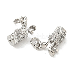 Pendentifs avec zircon cubiques à micro-pavés en laiton&nbsp;KK-Z120-29P