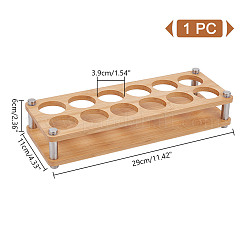 12-Loch-Bambusglashalter-Präsentationsregale&nbsp;ODIS-WH0061-08B