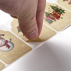 Weihnachtliche Polygon-Rollenaufkleber&nbsp;LS-DIY-B045-08