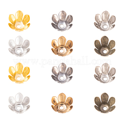300 pièces 6 couleurs 6 bouchons de perles de fer à pétales&nbsp;IFIN-CJ0001-67
