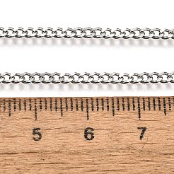Collane a catena in acciaio inossidabile 304 anti-ossidazione&nbsp;NJEW-L162-01B-P