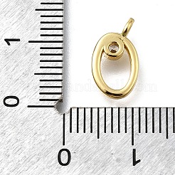 Ottone micro spianare pendenti zirconi&nbsp;KK-B132-12G-O