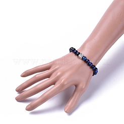 Bracelets extensibles en pierre naturelle mélangée&nbsp;BJEW-JB04492