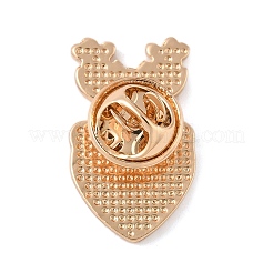 Weihnachtsmotiv Herz Emaille Pins&nbsp;JEWB-Z043-01G