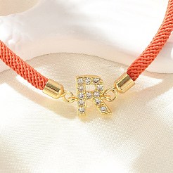 Bracelets réglables en nylon&nbsp;X-BJEW-C096-01G-18