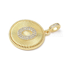 Pendentifs en laiton zircon cubique transparent&nbsp;KK-L253-17G-O