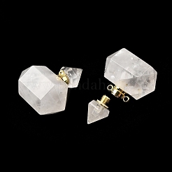 Pendentifs de bouteille de parfum de pierres précieuses&nbsp;G-L623-08G