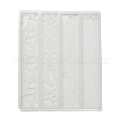 Rechteckige DIY-Lesezeichen-Silikonformen&nbsp;X1-DIY-G113-01B
