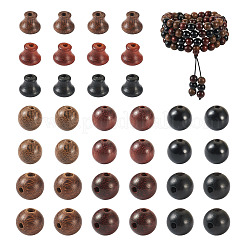9 Stil Buddha Holzperlen&nbsp;WOOD-KS0001-19