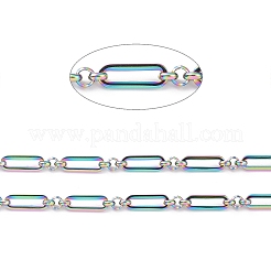 Cadenas Figaro de acero inoxidable 304 con recubrimiento iónico (IP)&nbsp;CHS-L022-04M