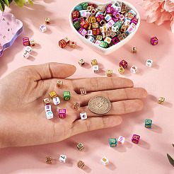 700pcs 3 styles de perles acryliques opaques&nbsp;OACR-PJ0001-01B